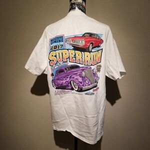 SUPER RUN CAR SHOW T SHIRT XL B10